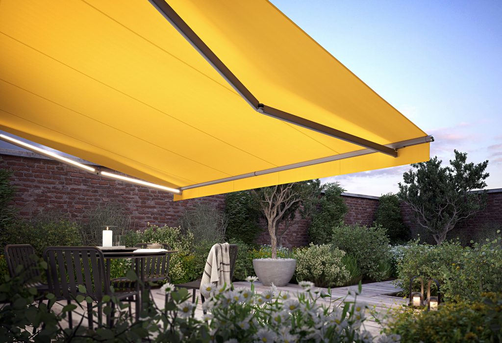 Sonnenschutz auf der Terrasse