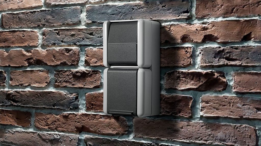 Außensteckdosen Backstein